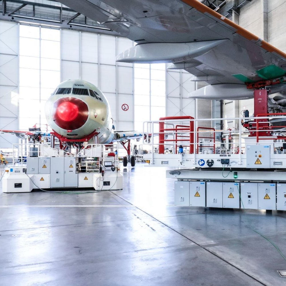 A320 final assembly line Hamburg